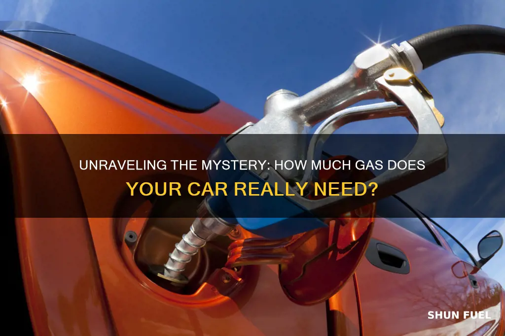 how many gallons of gas fuel a car