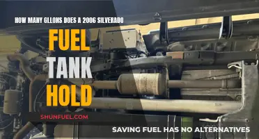 Fuel Tank Capacity of a 2006 Silverado Truck