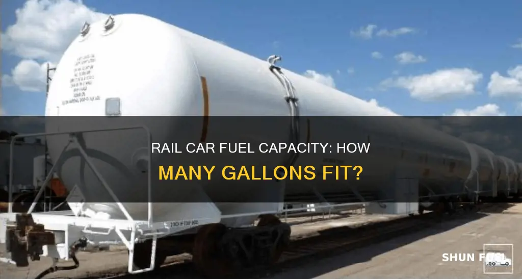 how many gllons of fuel fit on a rail car