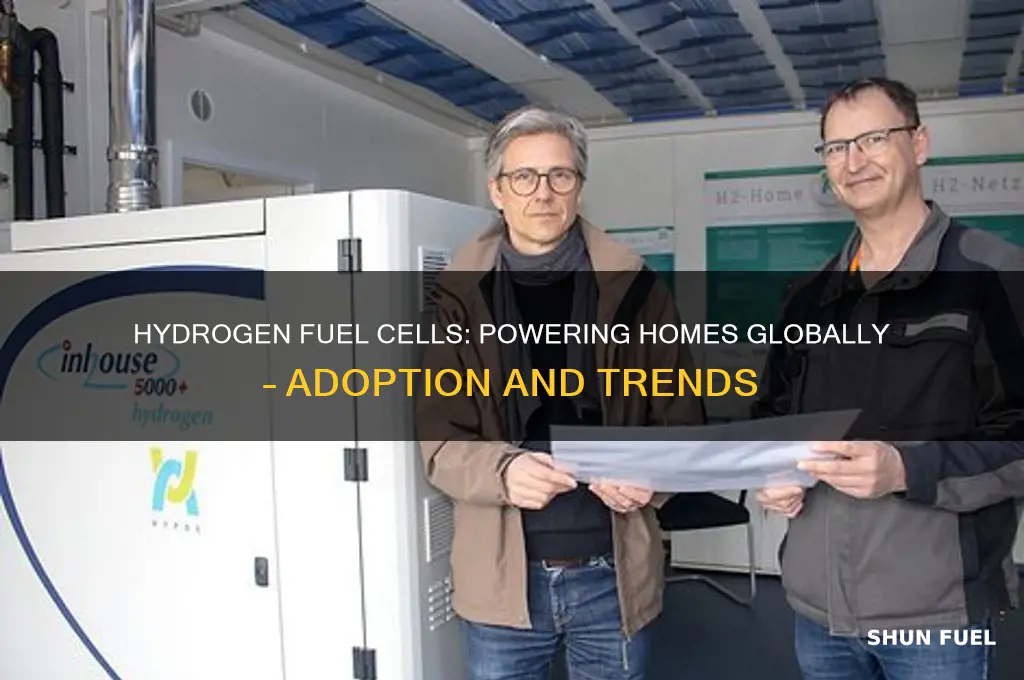 how many homes use hydrogen fuel cells