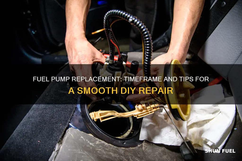 how many hours to change a fuel pump