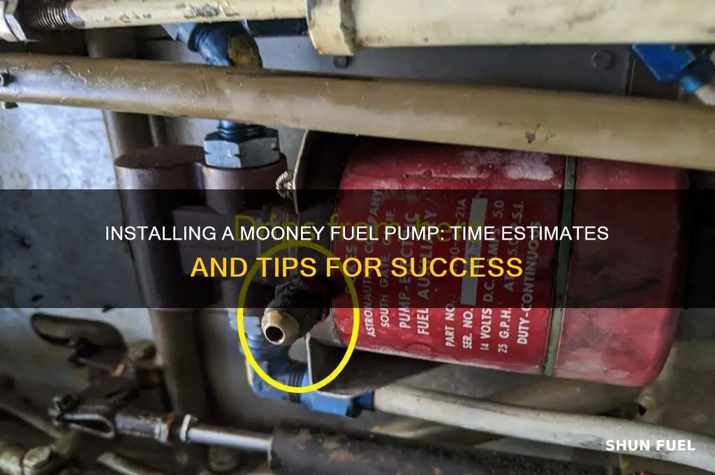 how many hours to install mooney fuel pump