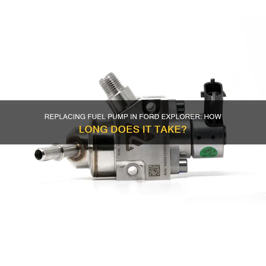 how many hours to replace fuel pump 2000 ford explorer