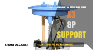 Stock Fuel Pump HP Capacity for Audi A3 8P Models