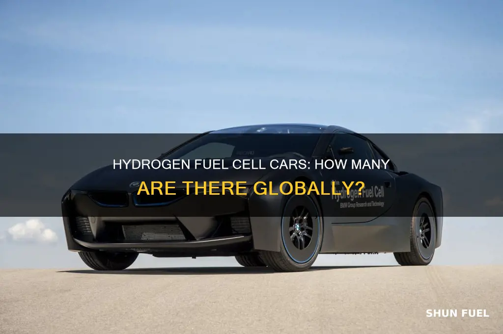 how many hydrogen fuel cell cars
