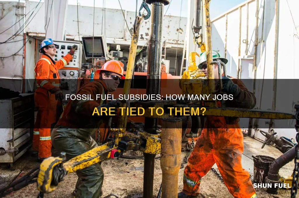 how many jobs depend on fossil fuel subsidies