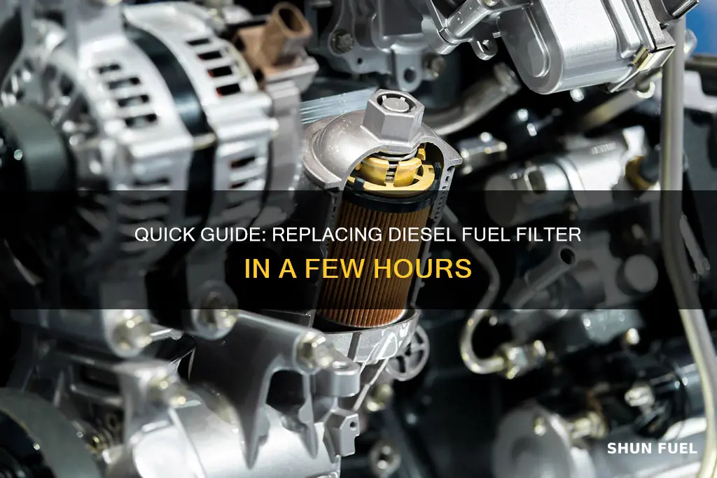 how many labor hours to change a diesel fuel filter