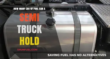 Semi Truck Fuel Capacity: How Many Pounds Can They Hold?