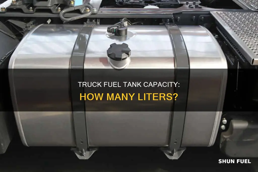 how many litres in a truck fuel tank