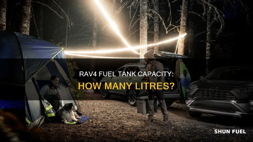 how many litres is a rav4 fuel tank