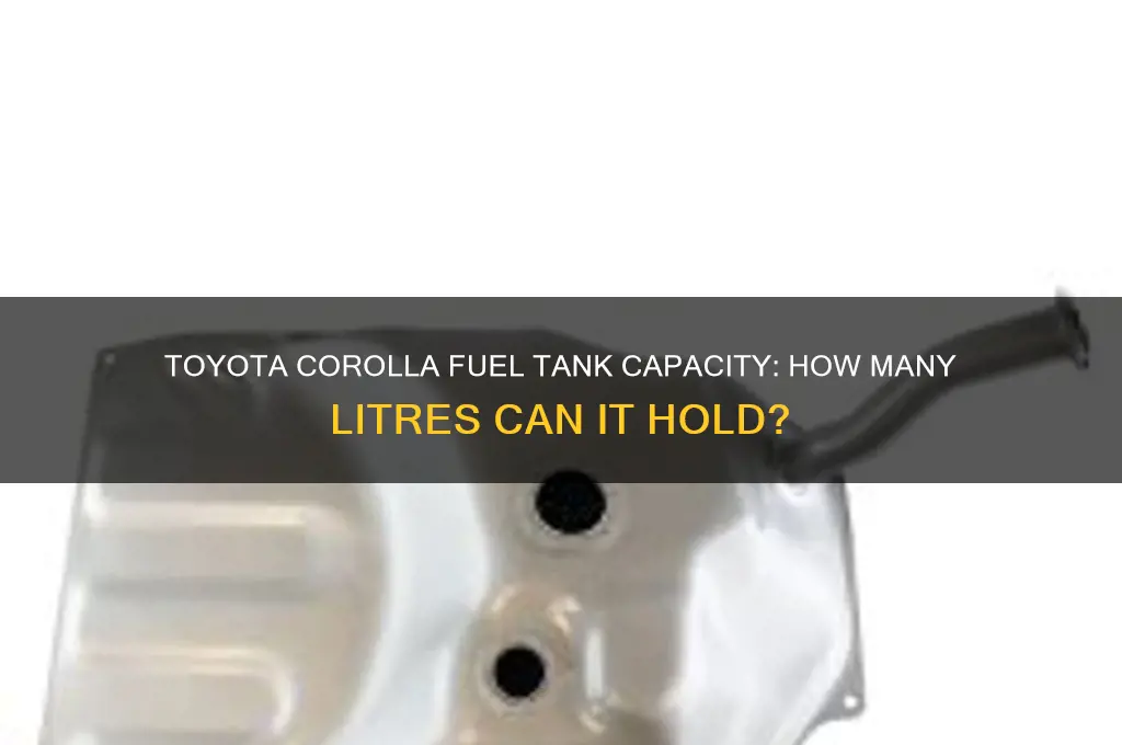 how many litres of fuel can fill toyota corolla