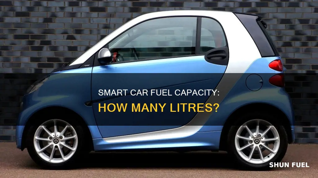 how many litres of fuel does a smart car hold
