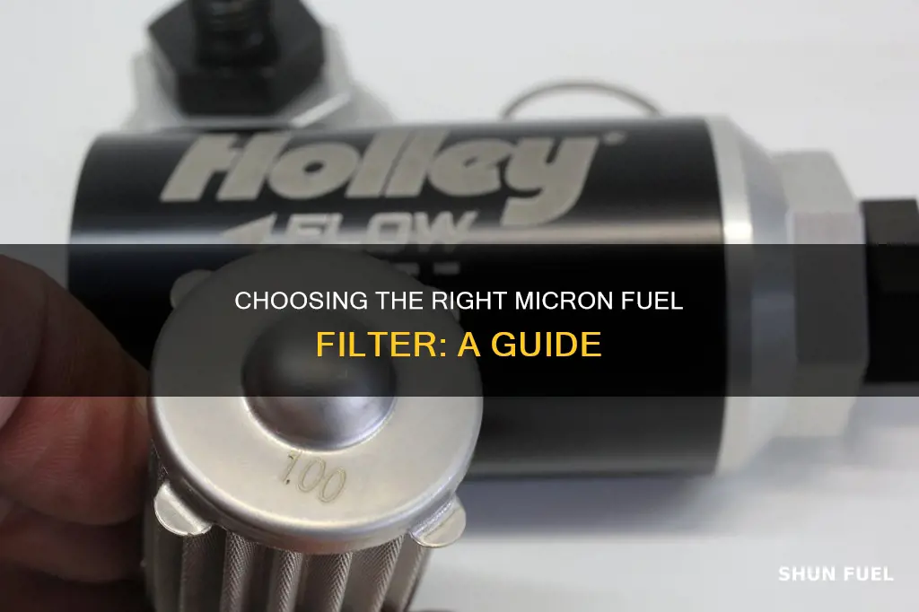 how many micron fuel filter