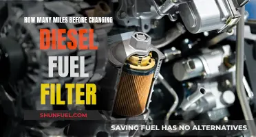 When to Change Diesel Fuel Filter: Mileage Indicators