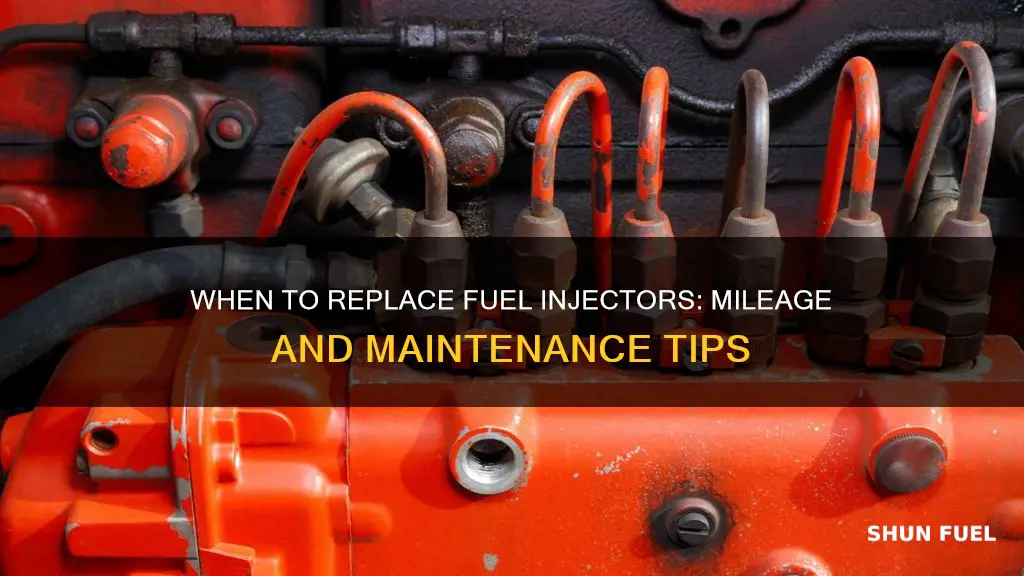 how many miles before replacing fuel injectors