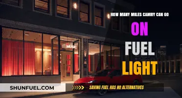 How Far Can a Camry Go After the Fuel Light Turns On?