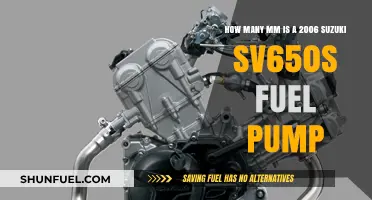 2006 Suzuki SV650S Fuel Pump Size in Millimeters Explained