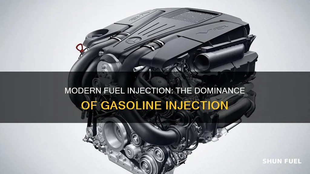 how many modern cars are fuel injected