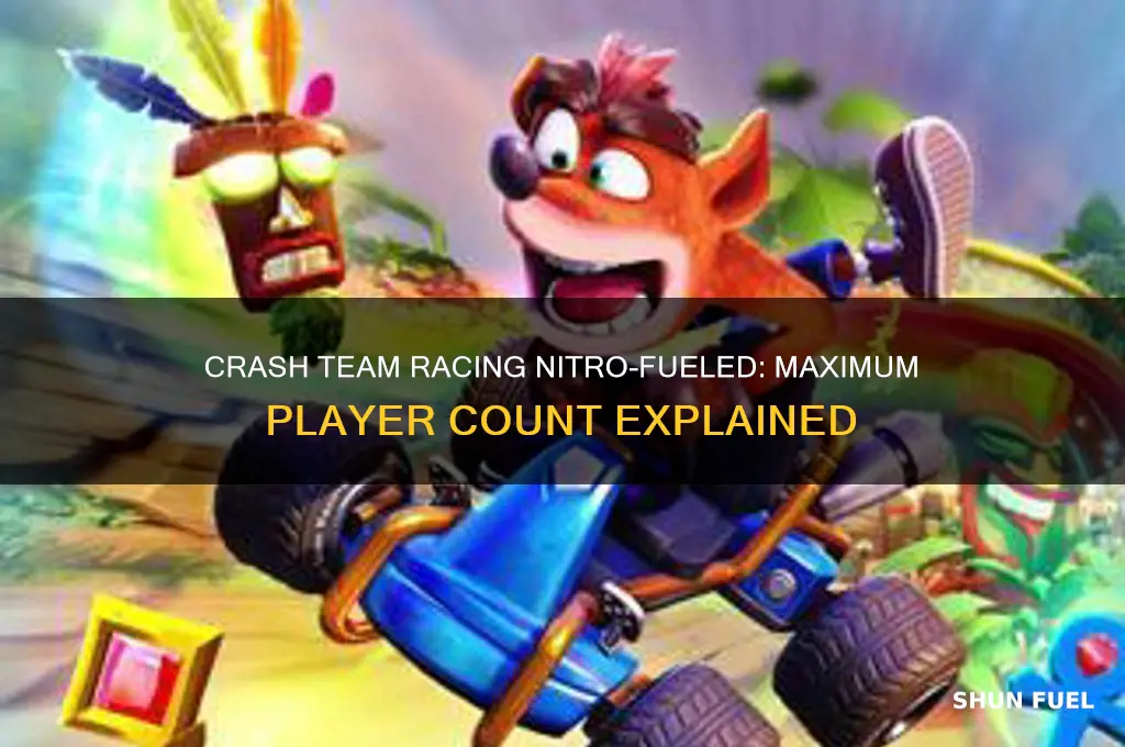 how many people can play crash team racing nitro-fueled