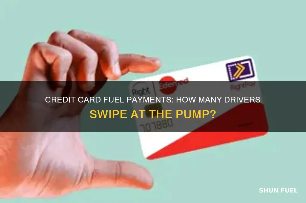 how many people use credit cards for fuel payment