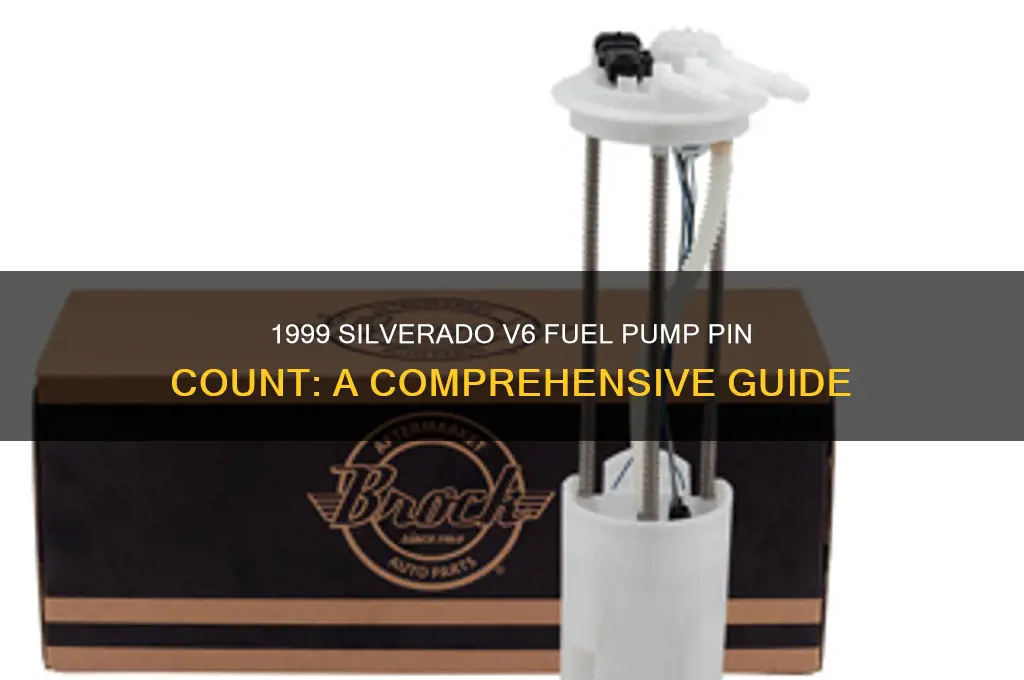 how many pins for a 1999 silverado v6 fuel pump