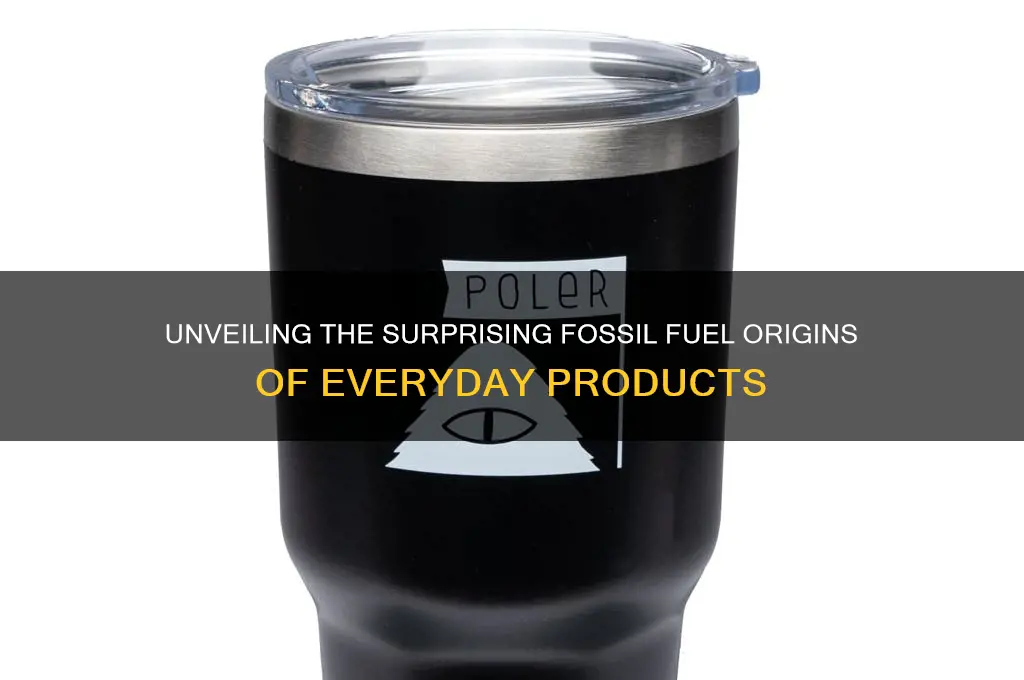 how many products are made from fossil fuels