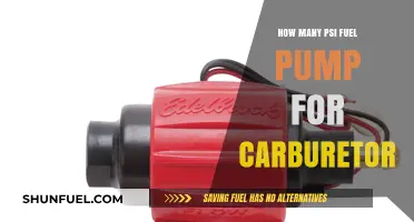 Choosing the Right PSI Fuel Pump for Your Carburetor Setup