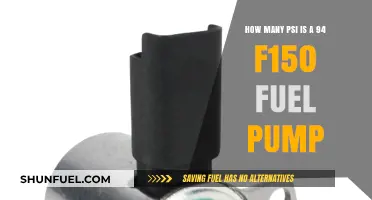 Understanding the PSI Rating of a 1994 Ford F150 Fuel Pump