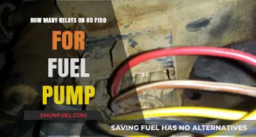 Understanding Fuel Pump Relays in the 1985 Ford F150