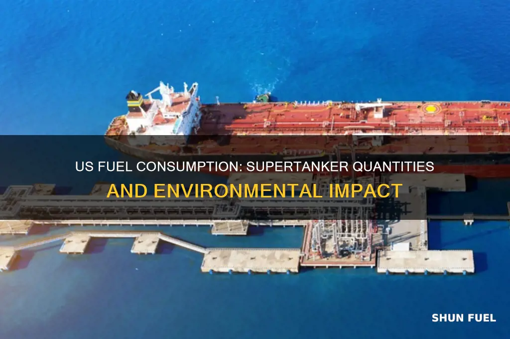 how many supertankers of fuel are used by the us
