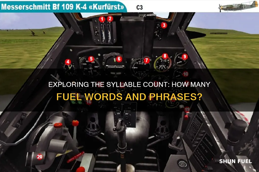 how many syllables fuel
