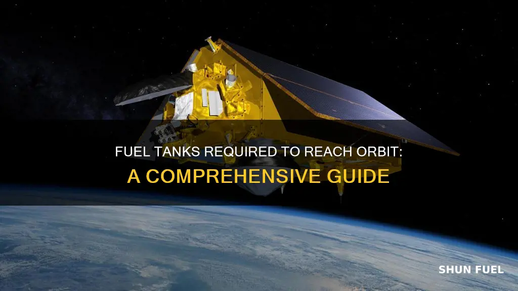 how many tanks of fuel to reach orbit ksp