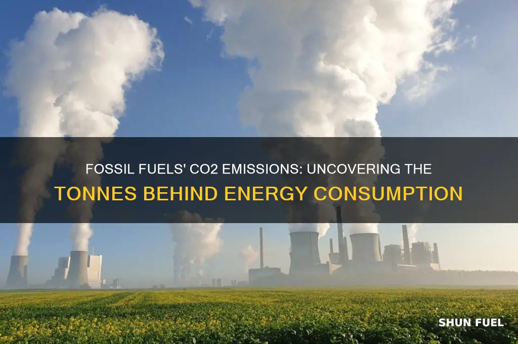 how many tons of co2 from fossil fuels