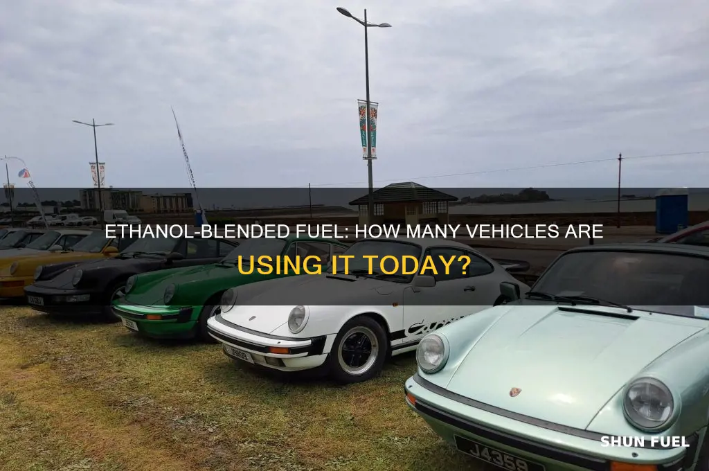 how many vehicles use ethenol blended fuel