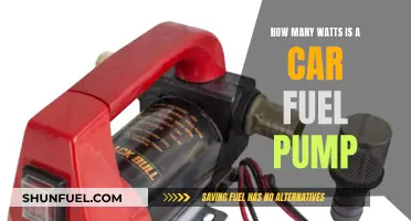 Powering Your Car: Understanding Fuel Pump Wattage Requirements