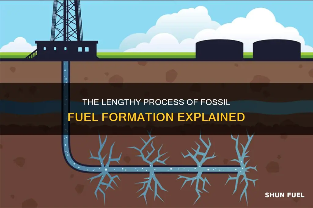 how many years to make fossil fuels