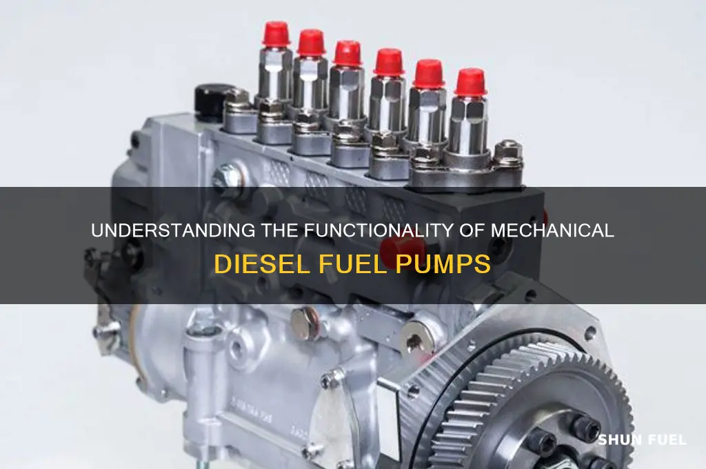 how mechanical diesel fuel pump works