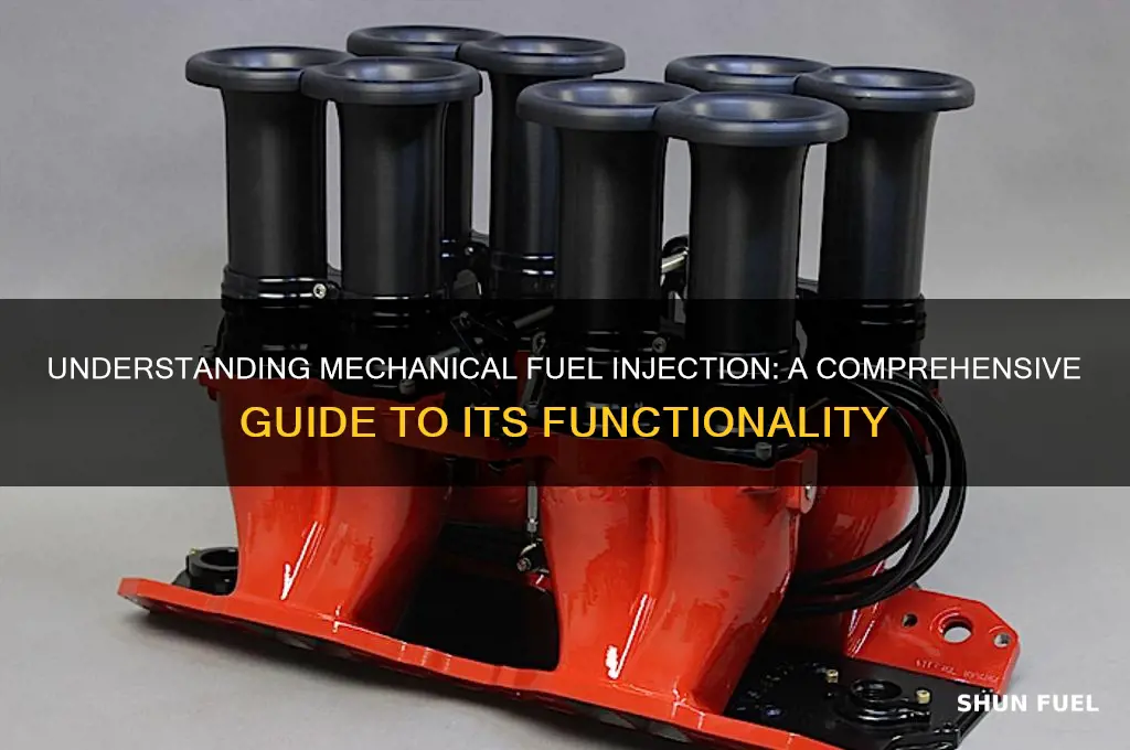 how mechanical fuel injection works