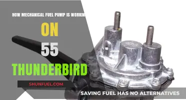 Mechanical Fuel Pump Operation in a 1955 Thunderbird Explained
