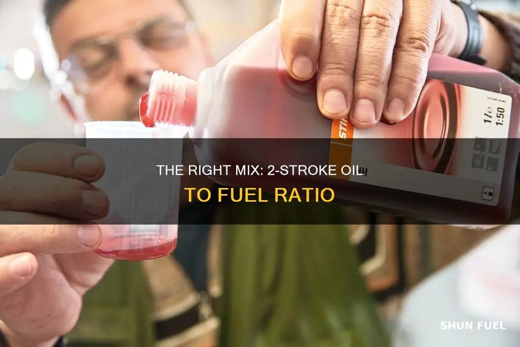 how much 2 stroke oil for 5 litres of fuel