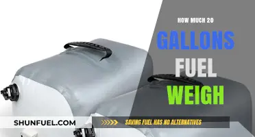 The Weight of 20 Gallons of Fuel: How Much?