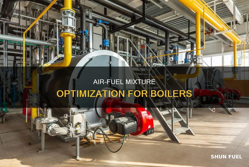 how much air mixed with fuel for boilers