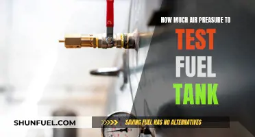 Testing Fuel Tanks: What Air Pressure is Needed?