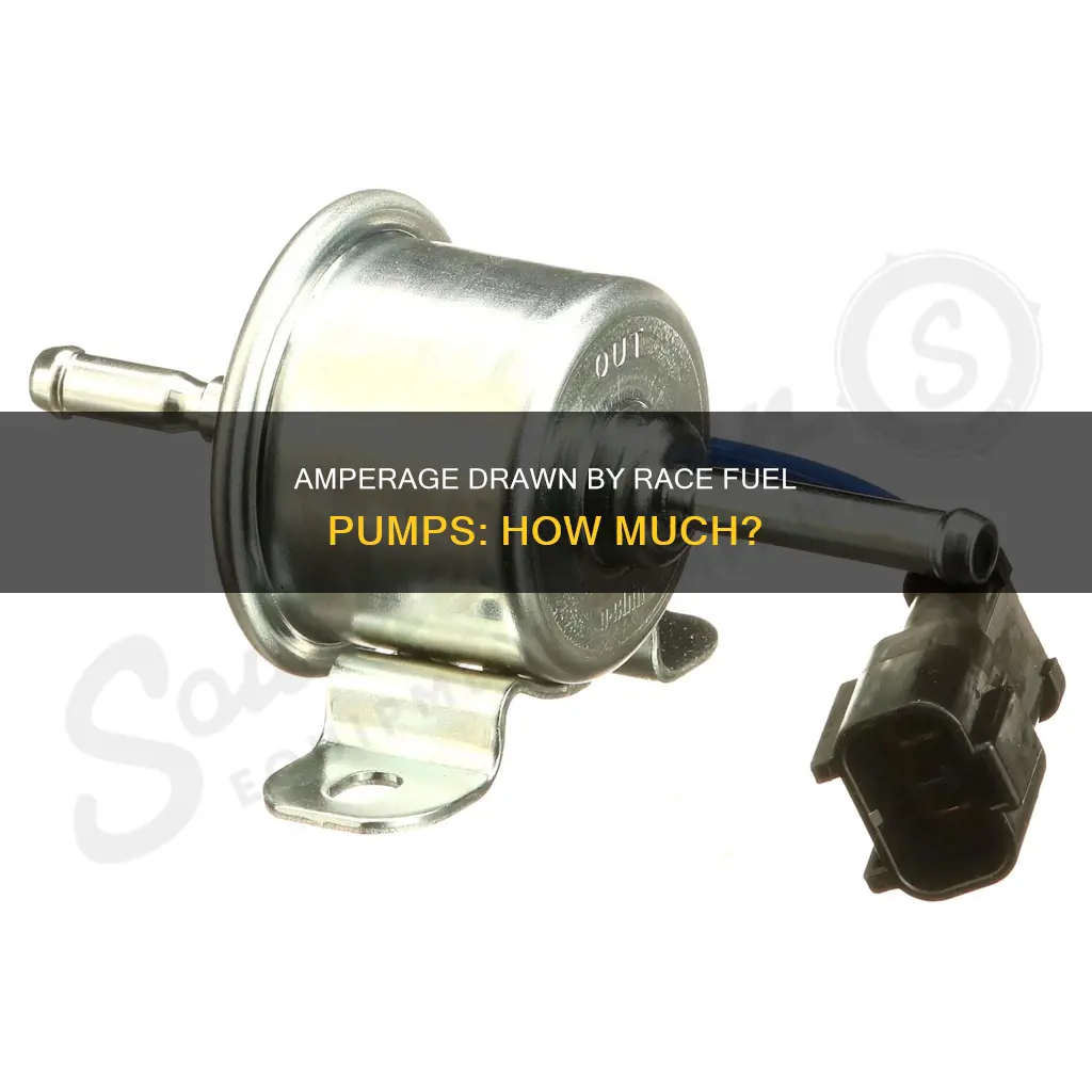 how much amperage does a race fuel pump draw
