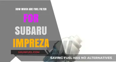 Fuel Filter Cost for Subaru Impreza: How Much?