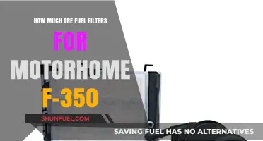 Fuel Filter Costs for Your Motorhome F-350