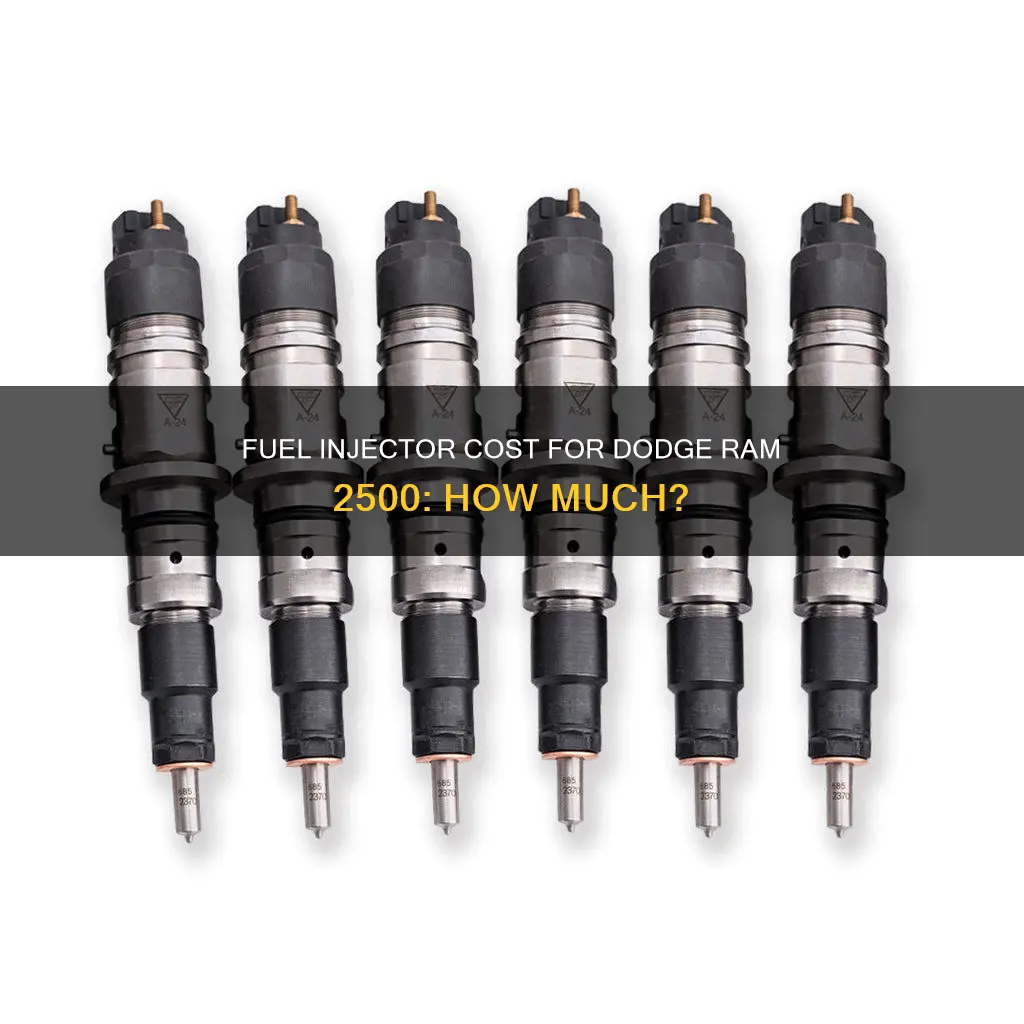 how much are fuel injectors dodge ram 2500