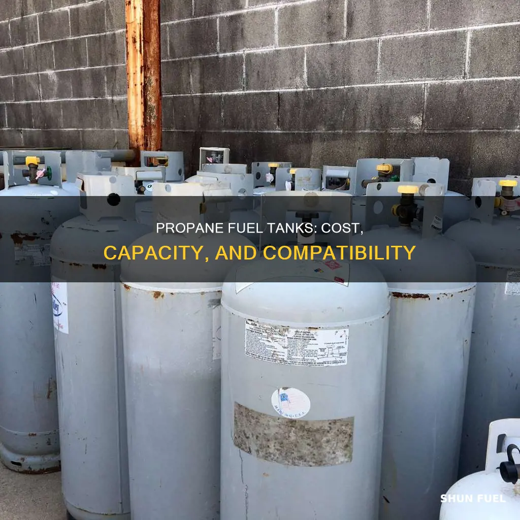 how much are propane fuel tanks