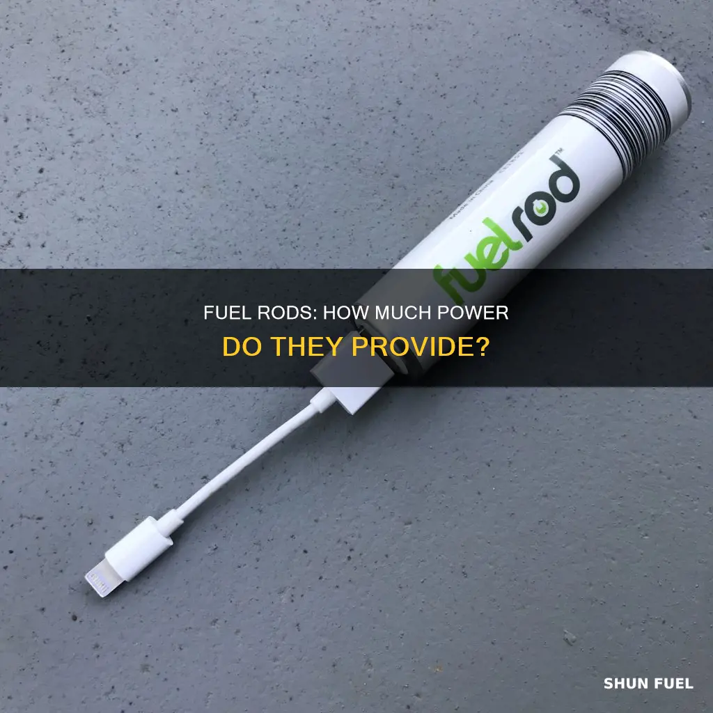 how much battery does a fuel rod give you