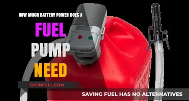 Fuel Pump Power: How Much Battery Juice?